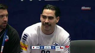 Mundial de Croacia/Dinamarca/Noruega 2025 - 1º Fase 3º Partido Gr. F. Japón vs. Chile